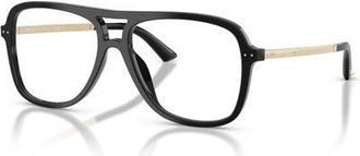 Jimmy Choo London 53mm Pilot optical glasses in Black at Nordstrom