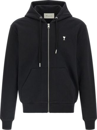 Ami Black Ami De Coeur Hoodie
