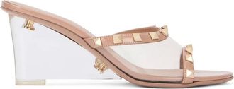 Valentino Garavani Rockstud Transparent Mules