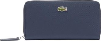 Lacoste Accessoires, Dames, Blauw, ONE Size, Large Zip Wallet L.12.12 Concept