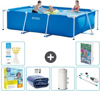 Intex Piscina Con Estructura Rectangular - 300x200x75 Cm - 7-piezas S22