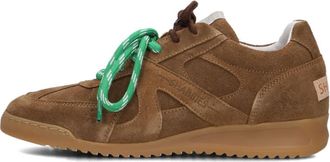Shabbies Amsterdam April Mina Dames Sneakers - Dames - Sneakers - Bruin - 40 EU - Wol - Schoenen