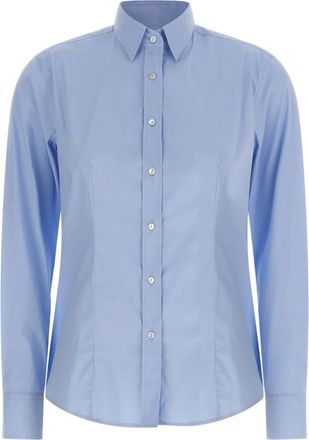 Xacus Classic Sara Shirt - Dames - Overhemden - Blauw - L - Katoen - Overhemden