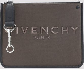 Givenchy Pochette in tela con cerniera di Givenchy