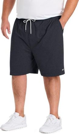 Reebok Big & Tall Performance Shorts in Black Heather at Nordstrom, Size 2X Big
