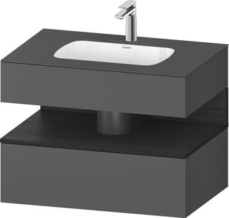 Duravit Duravit - Qatego Lavabo Encastr&eacute; Avec Meuble Sous-lavabo En