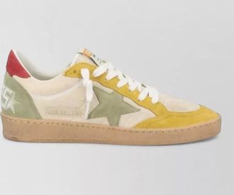 Golden Goose ball star nylon sneakers suede heel spur