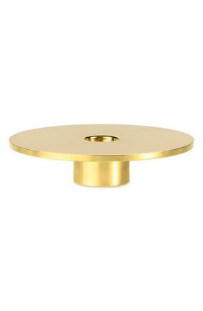 Aaron Probyn Eclipse Brass Candle Holder in Gold at Nordstrom