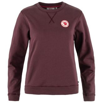 Fj&auml;llr&auml;ven 1960 Logo Badge Sweater Pullover f&uuml;r Damen | lila