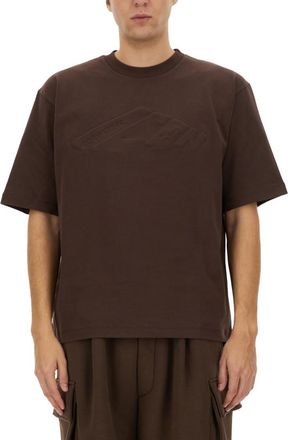 Dsquared2 Brown Logo Crew Neck T-Shirt