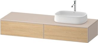 Duravit Zencha Mueble Bajo Lavabo, 1600x550mm, 2 Salidas, 1 - Duravit