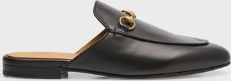 Gucci Princetown Leather Mules