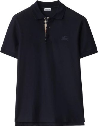 Burberry Eddie EKD Polo Shirt - Heren - Polos - Zwart - XL - Katoen - Tops