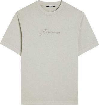Jacquemus Le Tshirt Pigmento Cotton T-shirt - Beige - Xxl