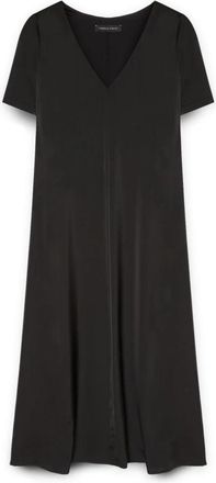 Fiorella Rubino A-lijn jurk - Free - Dames - Casual kleedjes - Zwart - 2XL - Polyester - Kleedjes