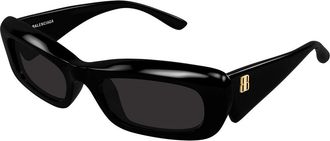 Balenciaga BB0504S 001 Womens Sunglasses Black Size 55