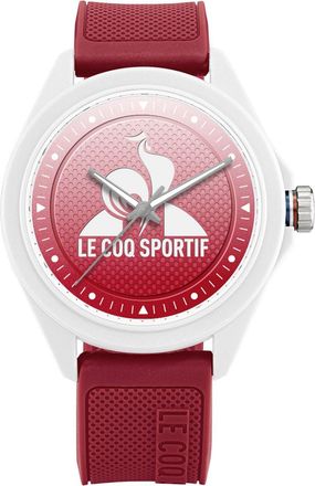 Le Coq Sportif Mens Accessories Monochrome Digital Watch in White/Red - One Size