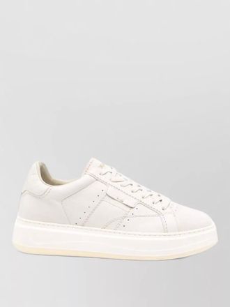 Woolrich leather panelled low-top sneakers