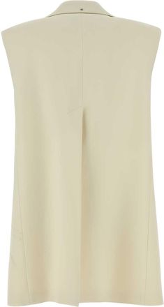 Sportmax Womens Campale Vest Beige Viscose Elastane Vests
