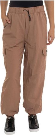 Emporio Armani Emporio Armani Ea7, Dames, Broeken, Bruin, Maat: S Polyamide