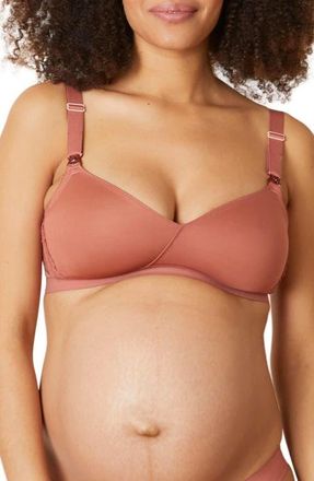 Cache Coeur Serena Maternity and Nursing Bra in Terracotta at Nordstrom, Size 34C