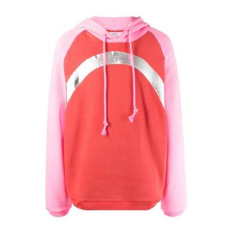 ERL Erl, Hoodies & sweatvesten, Heren, Rood, XS, Katoen, Rainbow Hoodie Knit