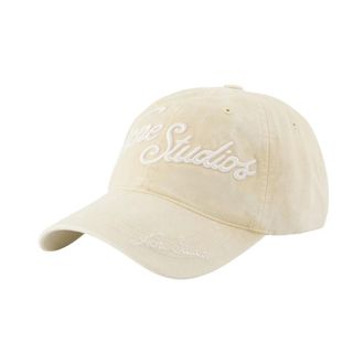 Acne Studios Cotton Cap - unisex - Petten - Beige - ONE Size - Katoen - Accessoires