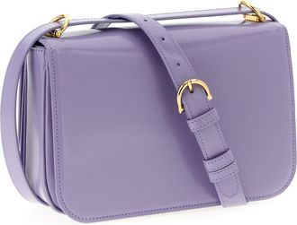 Gucci Womens Purple Calfskin Shoulder Bag