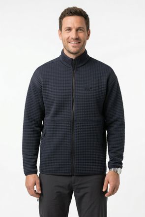 Jack Wolfskin Fleecejacke JACK WOLFSKIN MOGARI FZ M, Herren, Gr. XL (54/56), schwarz navy,, Obermaterial: 95% Polyester, 5% Elasthan. Futter: 100% Polyester, normal