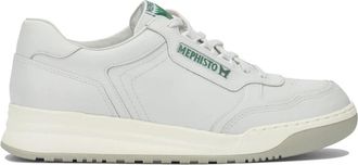 Mephisto Norwin Sneaker - Heren - Sneakers - Wit - 40 1/2 EU - Schoenen