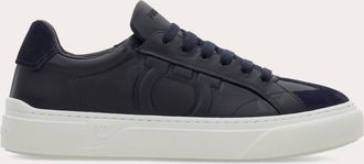 Ferragamo Men Gancini sneaker Blue Size 10.5