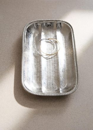 Mango Vassoio bagno ottone rettangolare argento - Home - Taglia unica - MANGO HOME