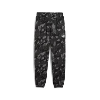 Puma Pantaloni della tuta da basket mimetici Dress Code da uomo, Accessori, Nero, L
