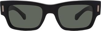 Ferragamo Green Rectangular Mens Sunglasses SF2011S 001 53
