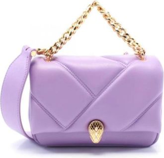 Bulgari Pre-owned Handbags, female, Purple, Size: ONE SIZE Pre-owned Leather handbags