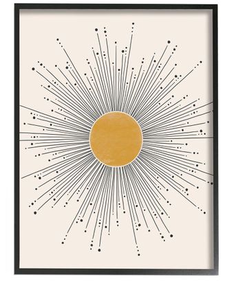 Stupell Industries Art Deco Summer Sun Geometric Line Bursts By Jj Design House Llc Wall Art