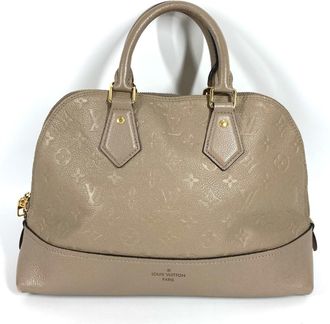 Louis Vuitton Beige Monogram Empreinte Leather Handbag Tote Bag (Pre-Owned)