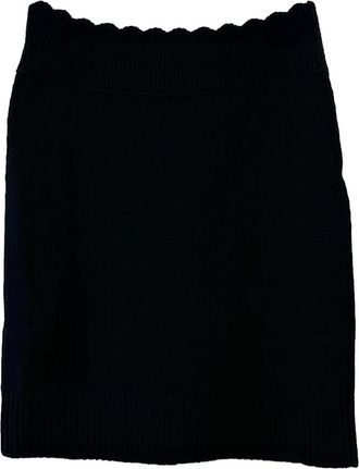 Chlo&eacute; Fitted Mini Skirt In Wool And Cashmere Knit