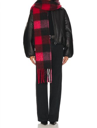 Rails Oslo Scarf In Scarlett Onyx