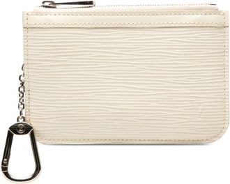 Louis Vuitton White Leather Pochette (Pre-Owned)