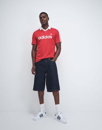 Levi's 470 - Pantaloncini larghi in denim indaco-Blu