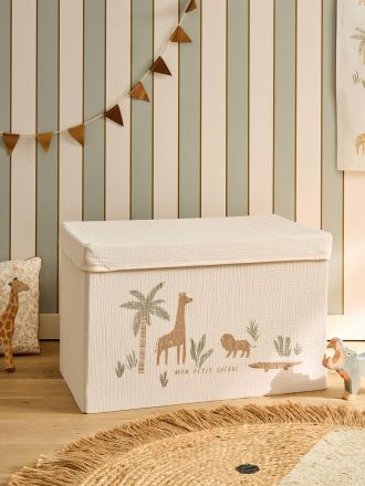 Vertbaudet XL-Aufbewahrungsbox BABYLON Kinderzimmer beige