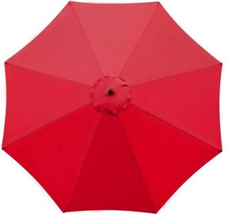 Infinite Funda De Repuesto Para Sombrillas De 8 Varillas (2,7 M) - Material Resistente A Los Rayos Uv E Impermeable, F&aacute;cil Montaje - Rojo