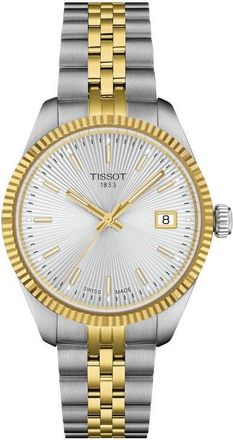 Tissot Ballade Bracelet Watch, 34mm in Silver at Nordstrom