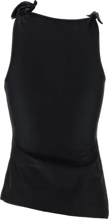 Coperni Womens Black Polyamide Tank Tops