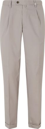 Myths Turtledove Zeus Turn-Up Waist Loops Wool Trousers