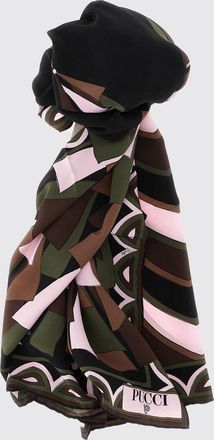 Pucci Foulard quadrato in pura seta con iconica stampa astratta