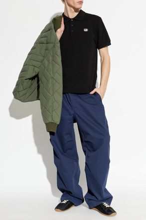 Kenzo Polo With Patch, Mens, Black