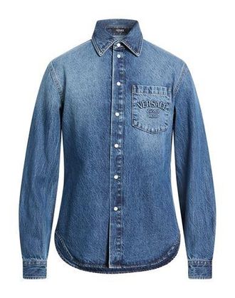 Versace TOPWEAR - Denim shirts on YOOX.COM