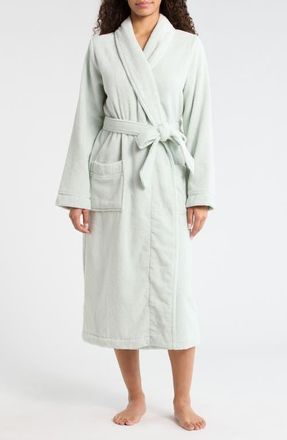 Nordstrom Hydro Cotton Terry Robe in Blue Grey at Nordstrom, Size X-Small